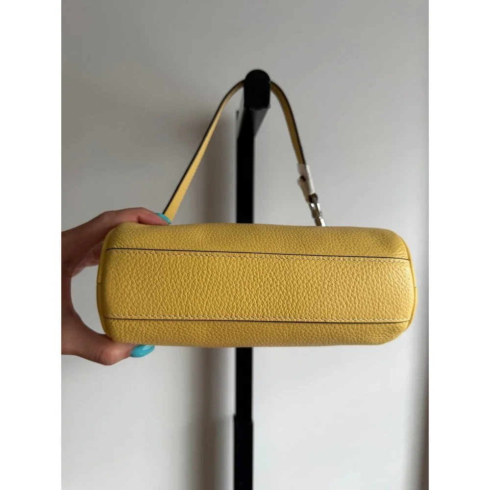 Coach Nolita Pebbled Leather Barrel Bag – Retro Yellow - Picture 7 of 11